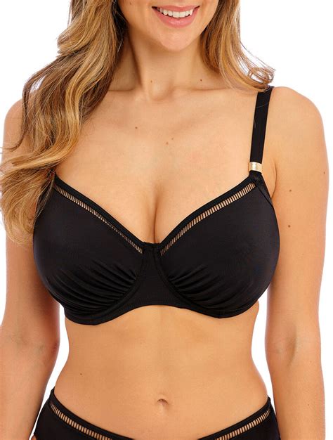 East Hampton UW fuld skål bikini top sort Fantasie Blondehuset