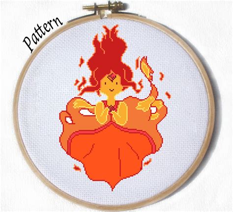 Flame Princess Cross Stitch Pattern By Juliefoodesigns On Deviantart