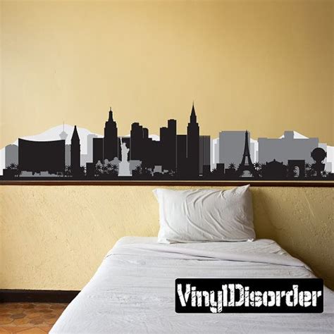 Las Vegas Nevada Skyline Vinyl Wall Decal Or Car Sticker Vinyl Fabric