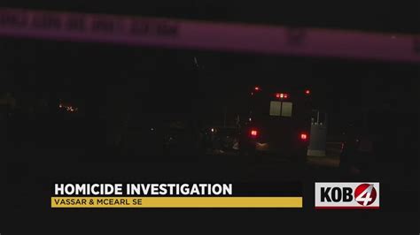 Apd Initiates Homicide Investigation In Se Albuquerque