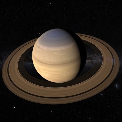 saturn moons 4k c4d