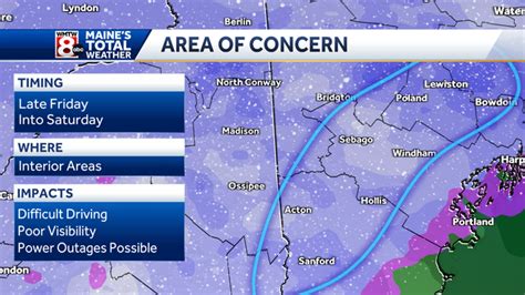 Maine gets Winter Storm Warning with heavy snow expected