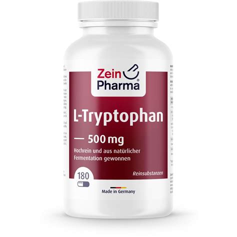 Zein Pharma L Tryptophan Mg Kapseln Bei Metasport