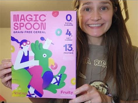 Magic Spoon Fruity Cereal Taste Test YouTube