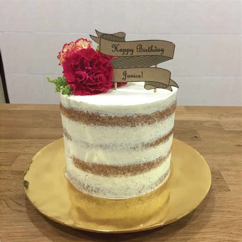 Kees Creampuffs Semi Naked Cake Kee S Creampuffs