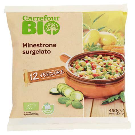 Carrefour Bio Minestrone Surgelato 450 G Carrefour