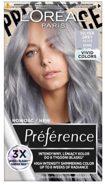 Стойкая краска для волос L'Oreal Paris Preference Vivid Colors 10.112 ...