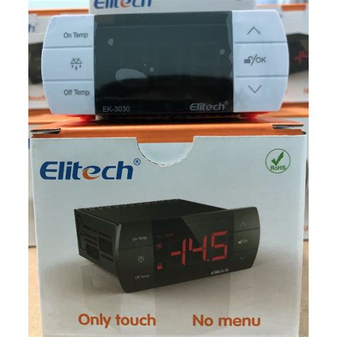 Elitech - EK3030 ชุดคอนโทรลควบคุมความเย็นอุณหภูมิติดลบ สำหรับ ตู้ฟรีซ ...