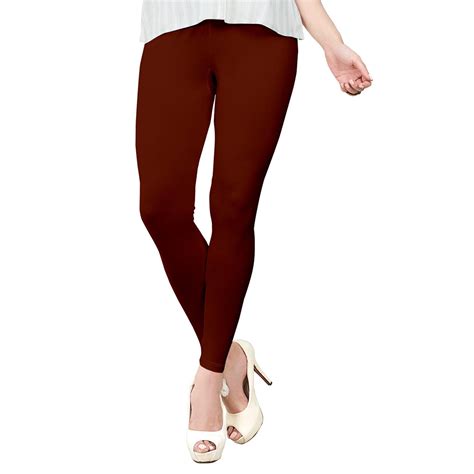 maroon color leggings 2