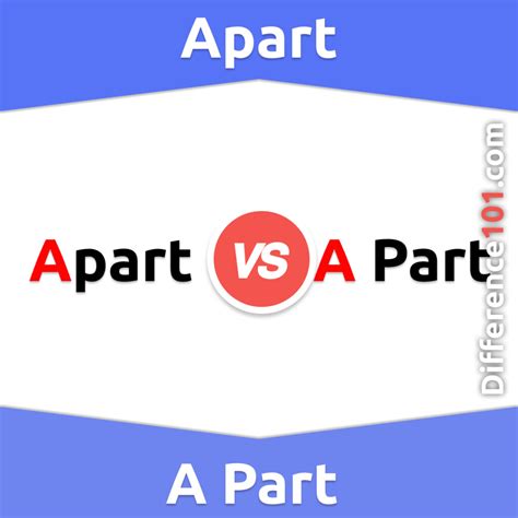 Apart vs. A Part: 5 Key Differences, Pros & Cons, Similarities ... 