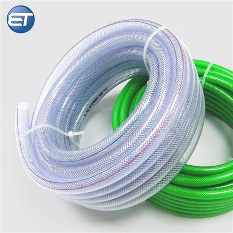 Non Toxic Pvc Water Lever Hose Flexible Pvc Clear Nylon Braided Hose