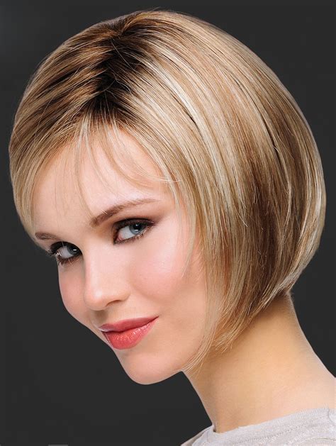 Synthetic Chin Length Straight Blonde Bob Hair Wig