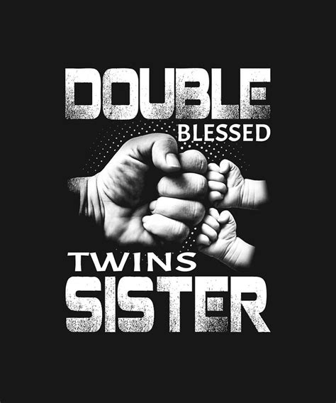 Double Blessed Twins Sister Drawing By Thepassionshop Fine Art America