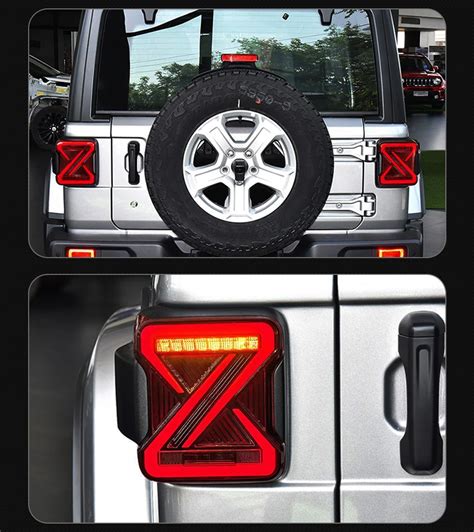 Car Styling Tail Lamp For Jeep Wrangler Tail Lights 2018 2023 Wrangler