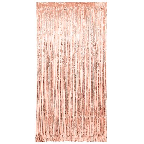 Rose Gold Foil Fringe Door Curtain Ft X Ft Ct Michaels