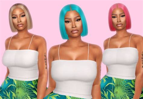 A L E X O Bob Hair Colors Neon Hair Sims Cc Custom Content