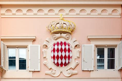 Monaco coat of arms editorial stock image. Image of design - 27255694