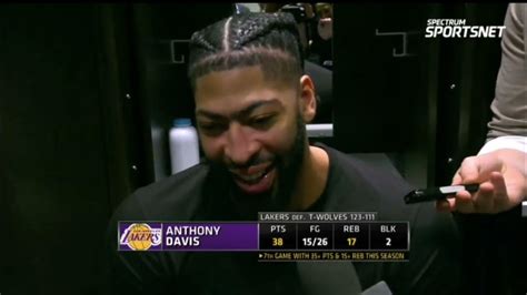 Lakers Anthony Davis Injury Update Davis On Great Team Win Youtube