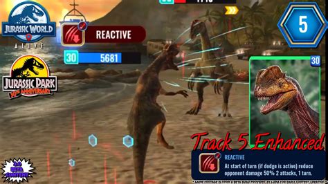 Dracovenator Track 5 Enhanced Pvp First Look Jurassic World Alive 3 0 Youtube