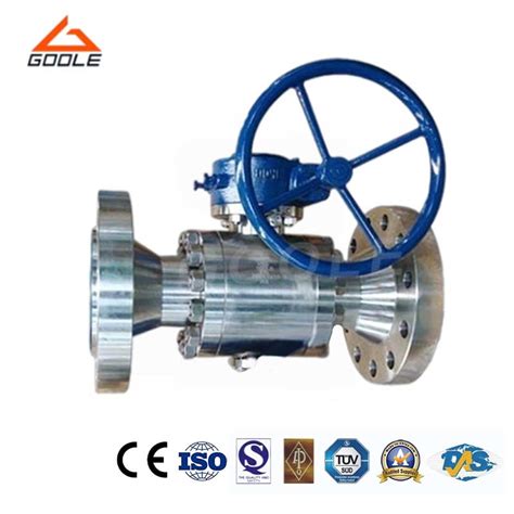 Forged Full Bore Reduced Bore Steel Trunnion Mounted Ball Valve China