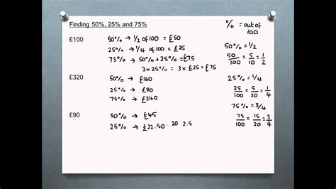 Maths Tutorials Working Out Percentages Without Using A Calculator