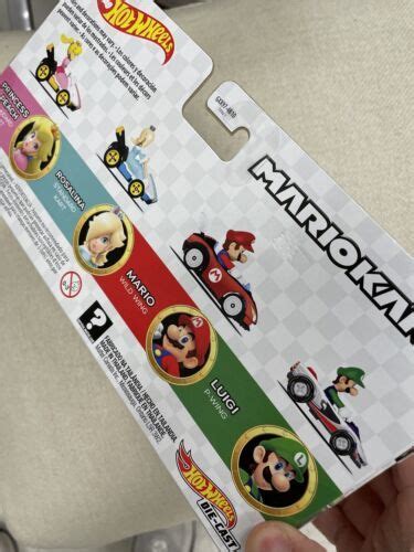 Rosalina Princess Peach Mario Luigi Hot Wheels Mario Kart Pack