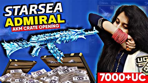 7000 UC NEW STARSEA AKM CRATE OPENING NEW GLACIER AKM CRATE