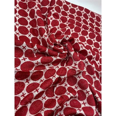 Jual KAIN BATIK VISCOSE SEWARNA CAP POLKADOT BESAR Shopee Indonesia