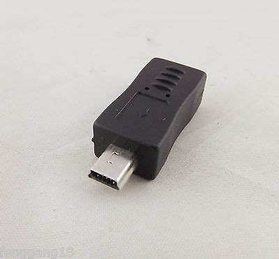 X Mini Usb Pin Male Plug To Female Jack Extension Converter Adapter