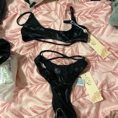 Oh Polly Black Bikini Never Been Worn Top Is Depop