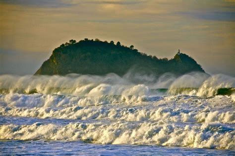 Grandes Olas En Zarautz Foto De Zarautz Calendario De Gipuzkoa