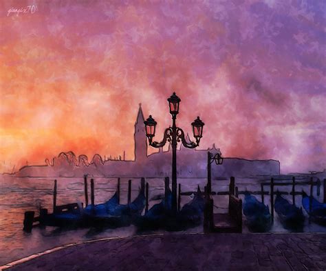 San Giorgio Maggiore Italy Digitalpaint Giangix70 Flickr