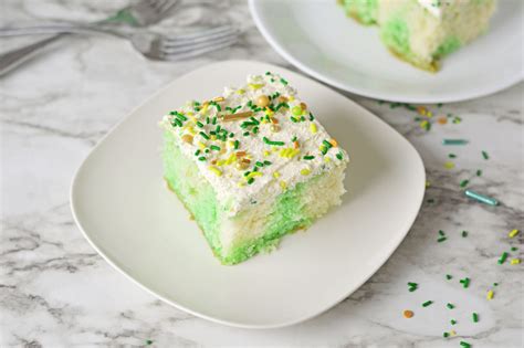 St Patrick S Day Poke Cake Moore Or Less Cooking