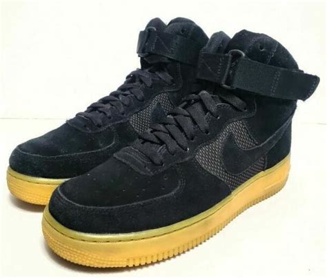 Las Mejores Ofertas En Nike Air Force 1 07 Lv8 High Black Gum Ebay