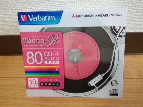 未開封品 Verbatim 録音用cd R Mur80phs10v1 日本製 メルカリ