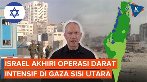 Menhan Gallant Pastikan Operasi Darat Intensif Israel Di Gaza Utara