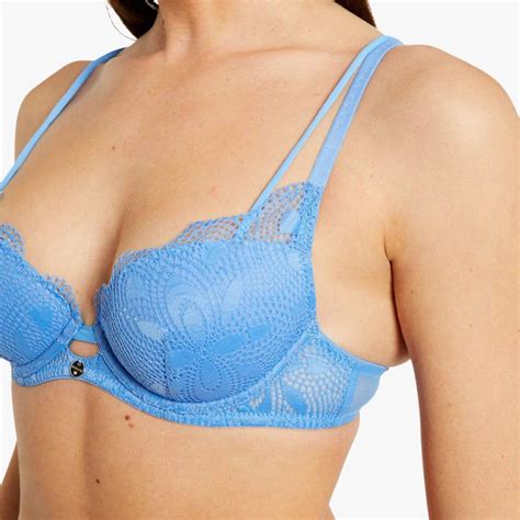 Soutien Gorge Ampliforme Coque Moul E Bleu Morgan Lingerie Lemon Curve