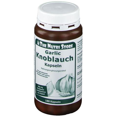 Knoblauch 500 Mg Kapseln 180 St Shop Apotheke