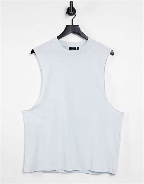 Asos Design T Shirt Sans Manches Décontracté à Emmanchures Larges