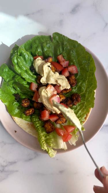 Italian Herb Tofu Wraps With Garlicky Hummus Sauce Artofit