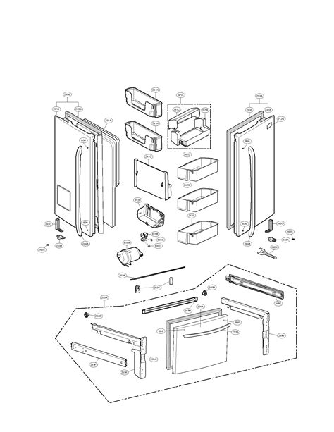 Refrigerator Parts Lg Refrigerator Parts Diagram