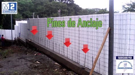 Construcci N De Muro Perimetral Con Tecnolog A Emmedue M Youtube