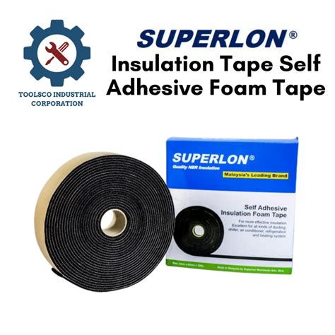 SUPERLON Insulation Tape Self Adhesive Foam Tape Shopee Philippines