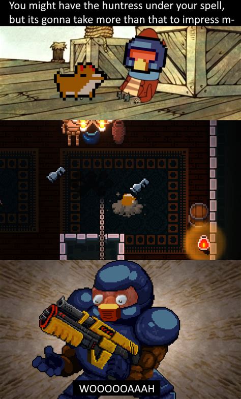 The Marine Meets Junior Ii Enter The Gungeon Know Your Meme