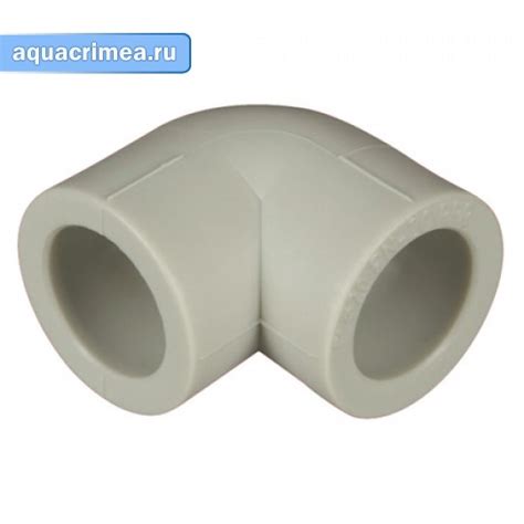 Купить колено Valfex диаметром 25 мм 90 градусов из серого ...