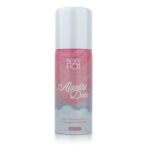 Óleo Térmico para massagem Hot Aerosol Sabor Algodão Doce