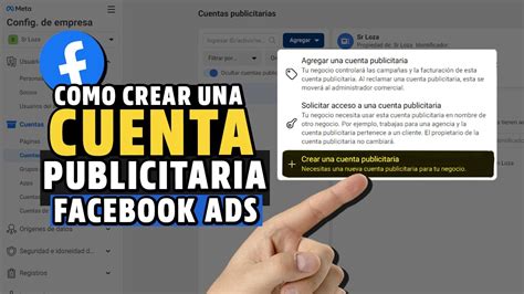 FACEBOOK ADS Como Crear una cuenta publicitaria Fácil y rápido