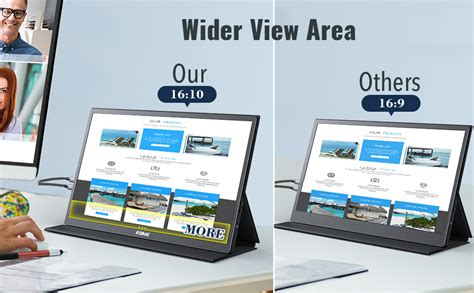 Amazon KUMK Portable Monitor 17 1 Inch 1920 1200 FHD HDR IPS