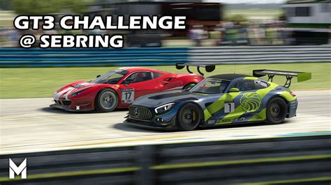 Gt Fanatec Challenge Sebring International Raceway Iracing Vr