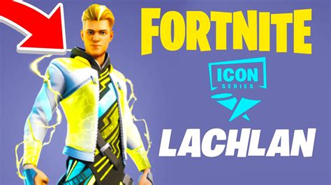 New Lachlan Skin Reveal Lachlan X Fortnite Icon Series Youtube